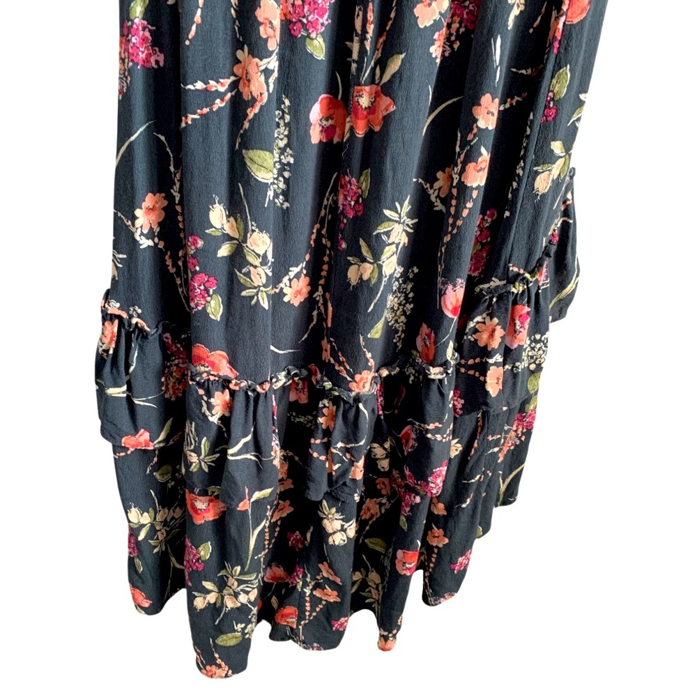 LOVESTITCH Floral Print High Low Feminine Maxi Dress - Picture 9 of 9